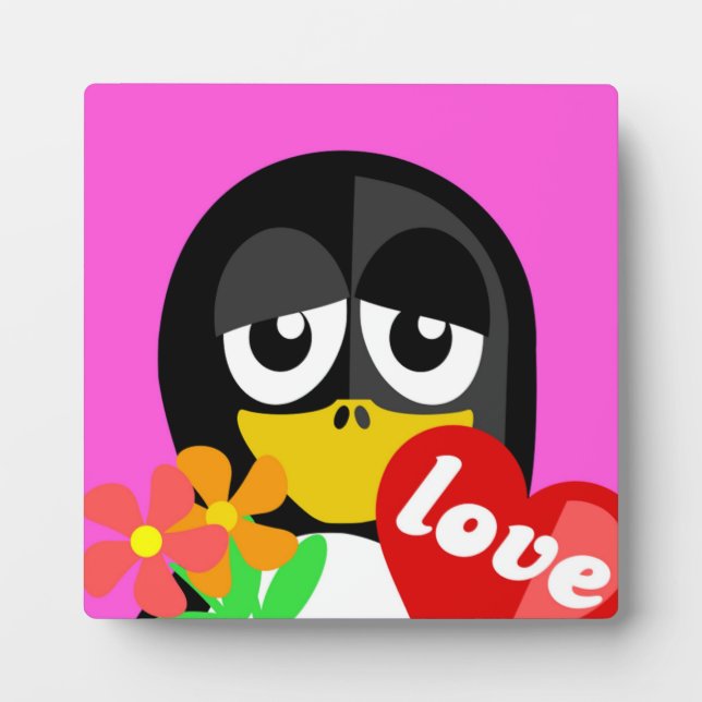 PLACA EXPOSITORA AMAR A PENGUIN (Frente)