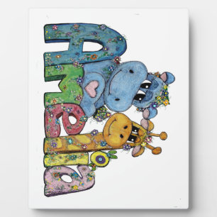 Placa Expositora Amelia Nombre Art Plaque Decoración de la casa