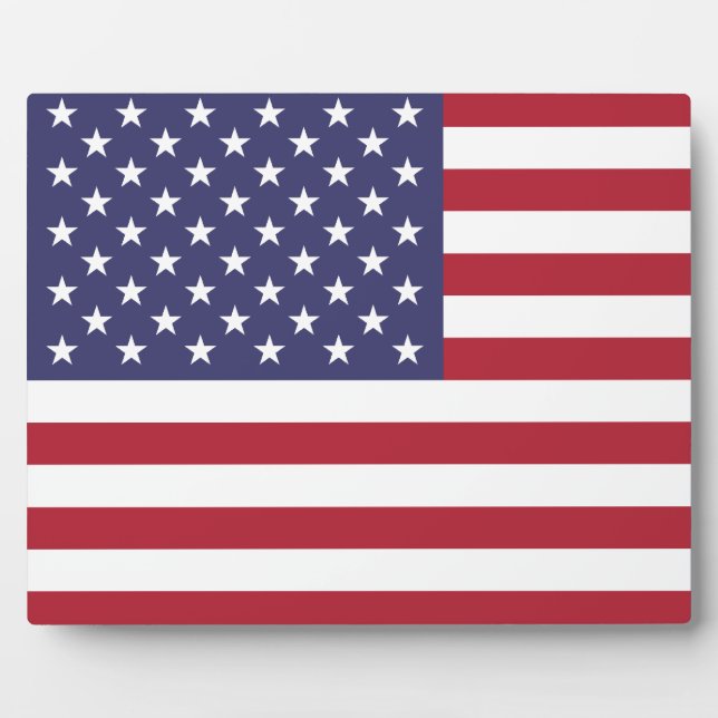 Placa Expositora American Flag (Frente)