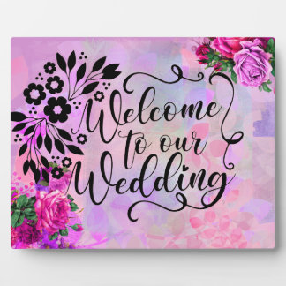 Placa Expositora Amethyst Raspberry Boda