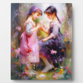 Placa Expositora Amigos y flores