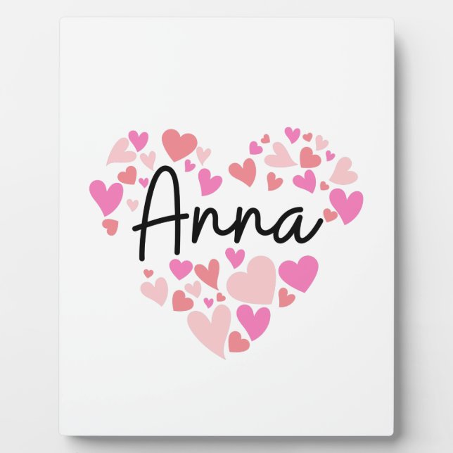 Placa Expositora Amo a Anna (Frente)