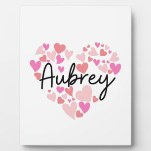 Placa Expositora Amo a Aubrey