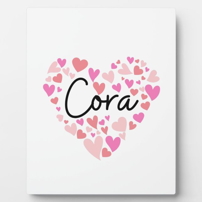 Placa Expositora Amo a Cora (Frente)