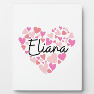 Placa Expositora Amo a Eliana
