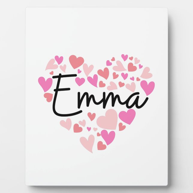 Placa Expositora Amo a Emma (Frente)
