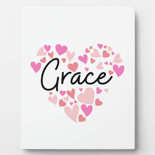 Placa Expositora Amo a Grace (Frente)