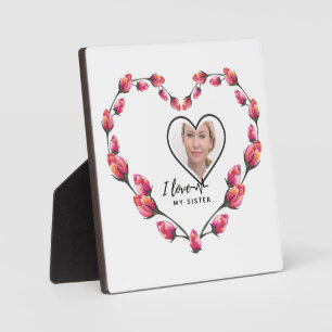 Placa Expositora Amo a mi HERMANA - Mejor Amigo Regalo Personalizad