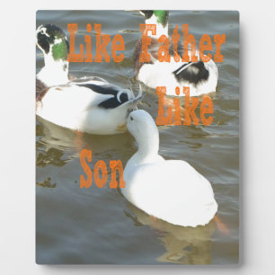 Placa Expositora Amo a mi niño como padre como hijo