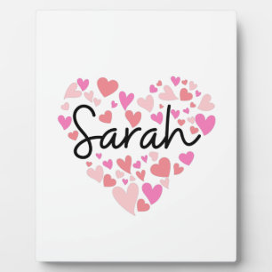 Placa Expositora Amo a Sarah
