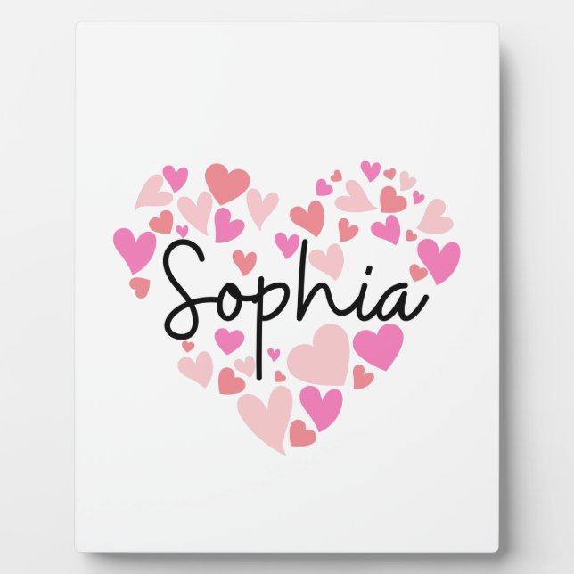 Placa Expositora Amo a Sophia (Frente)