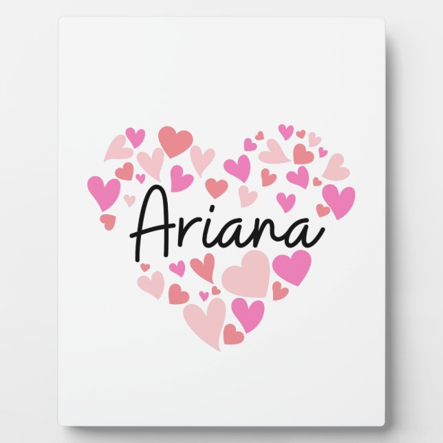 Placa Expositora Amo Ariana (Frente)