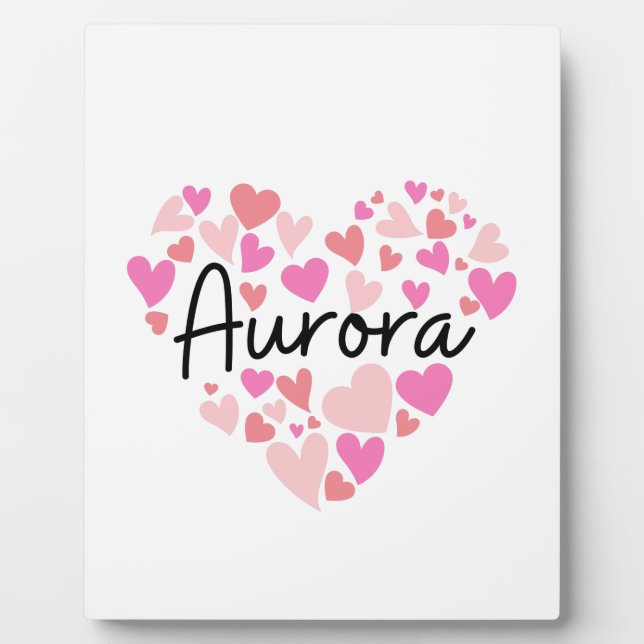 Placa Expositora Amo Aurora (Frente)