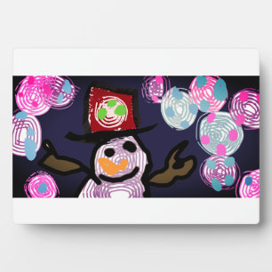 Placa Expositora Amo de Snowman