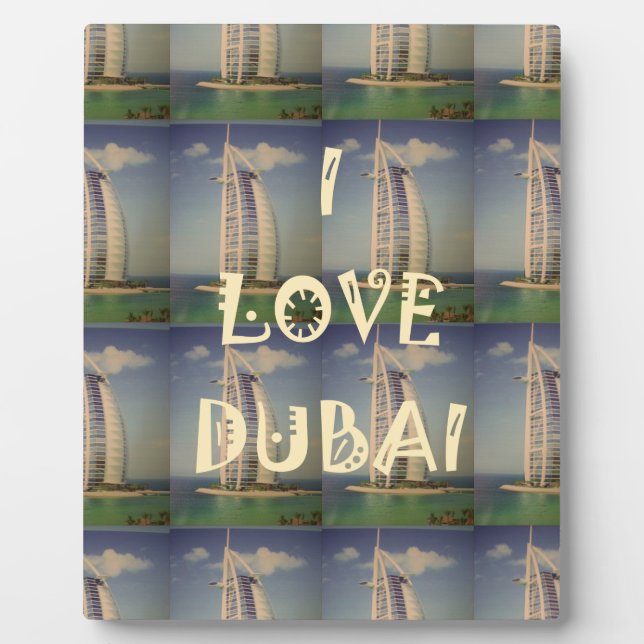 Placa Expositora Amo Dubai (Frente)