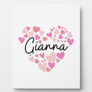 Placa Expositora Amo Gianna
