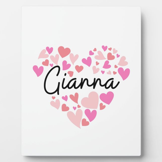 Placa Expositora Amo Gianna (Frente)