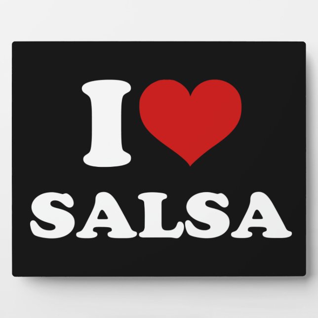 Placa Expositora Amo La Salsa (Frente)