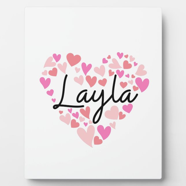 Placa Expositora Amo Layla (Frente)