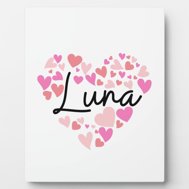 Placa Expositora Amo Luna (Frente)