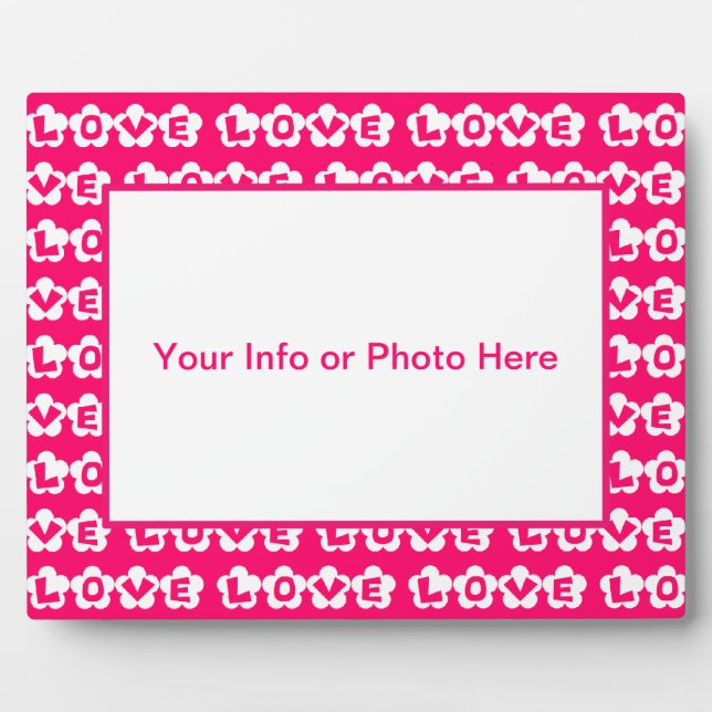 PLACA EXPOSITORA AMOR (Frente)