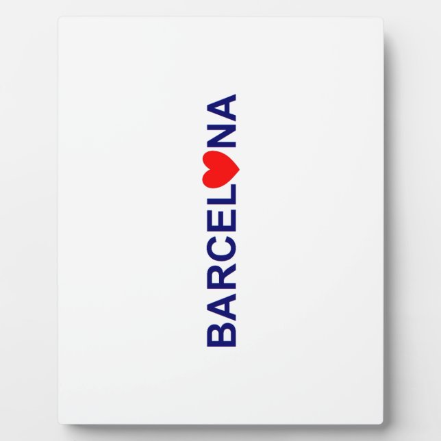 Placa Expositora Amor de Barcelona (Frente)