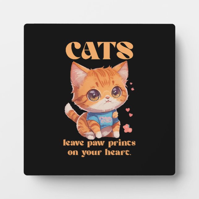 Placa Expositora amor de gatito lindo (Frente)