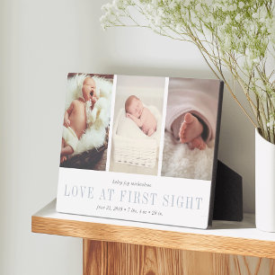 Placa Expositora Amor en la foto del bebé a primera vista
