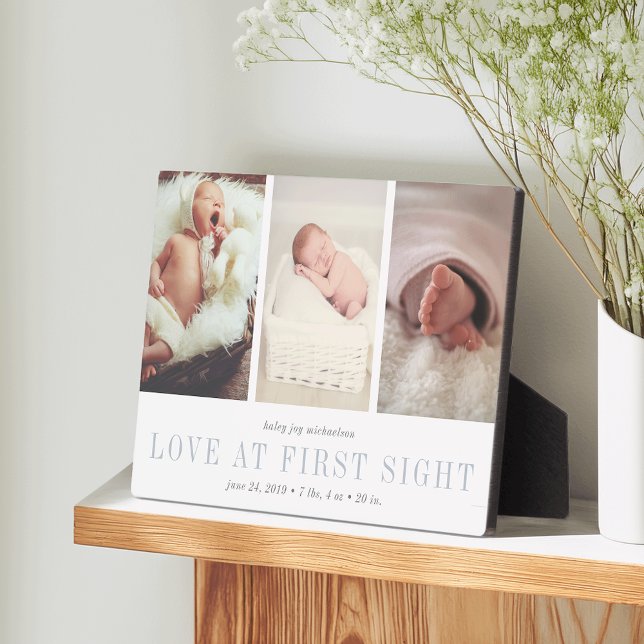 Placa Expositora Amor en la foto del bebé a primera vista (Subido por el creador)