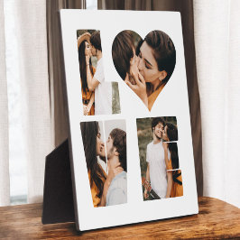 Placa Expositora Amor moderno Foto corazón Instagram Día de San Val