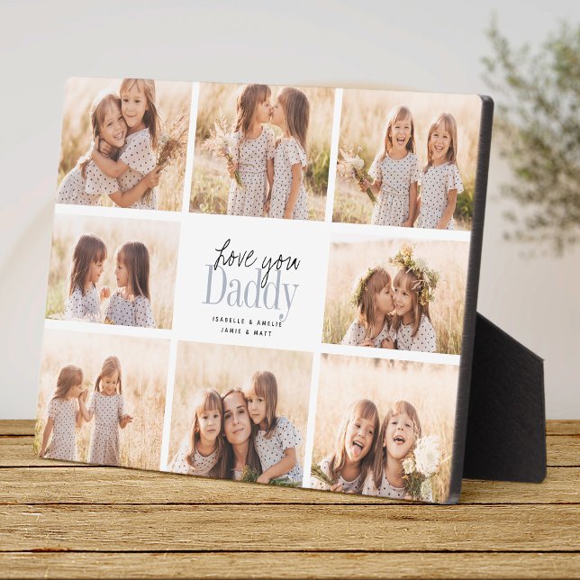 Placa Expositora Amor personalizado Día del Padre Collage de Fotos (Subido por el creador)