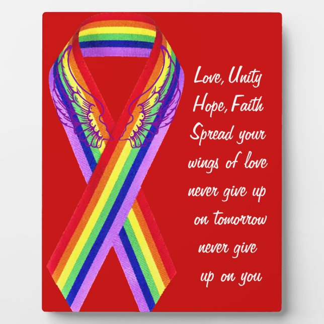 Placa Expositora Amor, Unidad y Paz_ (Frente)