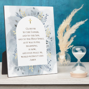 Placa Expositora añade tu propia agua de oración floral acuarela
