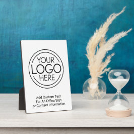 Placa Expositora Añadir el logotipo corporativo moderno Minimalista