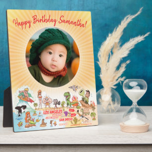 Placa Expositora Añadir foto y editar texto Personalizado de llamad