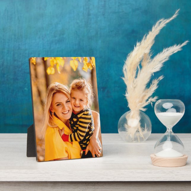 Placa Expositora Añadir su propia foto | Plantilla (Lado)