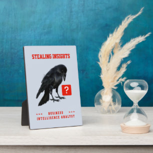 Placa Expositora Analista de Inteligencia Empresarial de Crow
