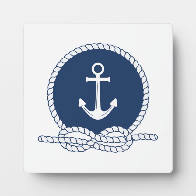 Placa Expositora Anchor Y Tono Elegante (Frente)