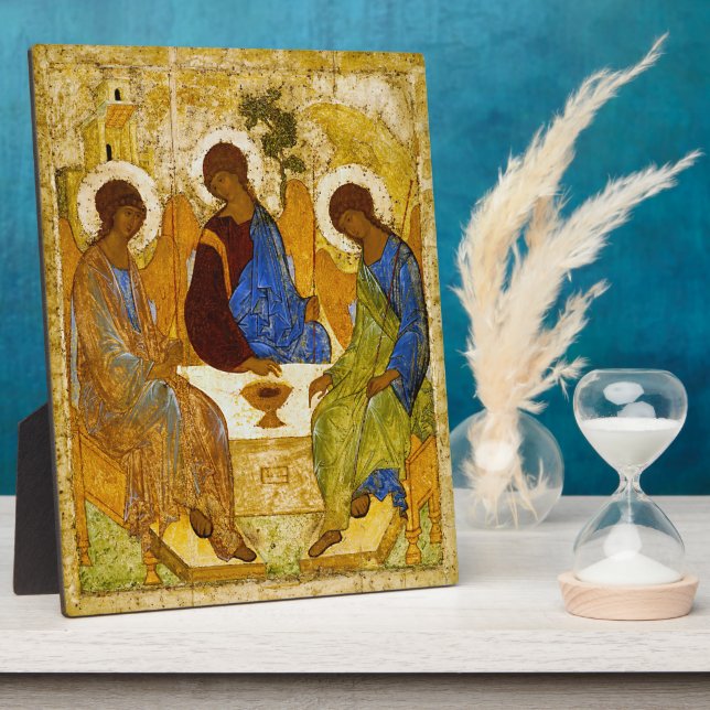 Placa Expositora Andrei Rublev , “ Holy Trinity ” (Lado)