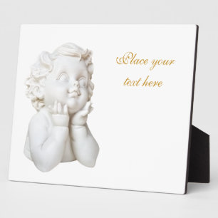 Placa Expositora Ángel blanco