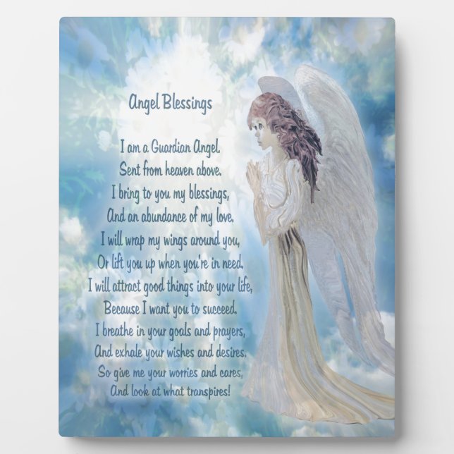 Placa Expositora Angel Blessings (Frente)