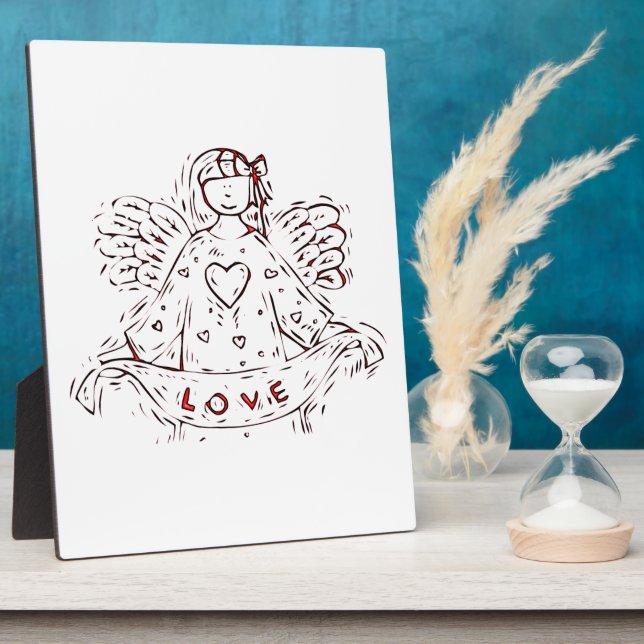 Placa Expositora Ángel de amor (Lado)