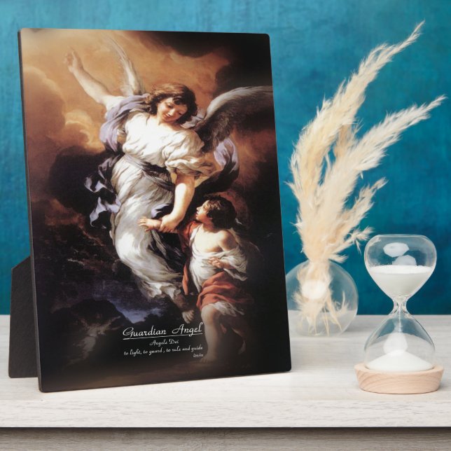Placa Expositora Ángel de la Guarda Angele Dei (Lado)