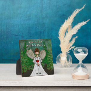 Placa Expositora Angel Heart in Heaven Remembernation Nombre person