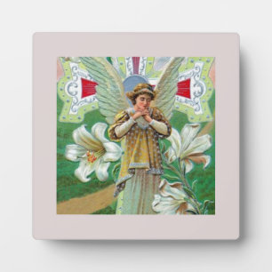 Placa Expositora Ángel rezando