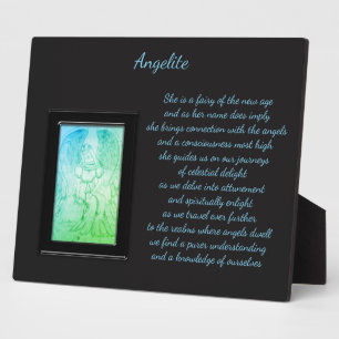 Placa Expositora Angelite Crystal Fairy