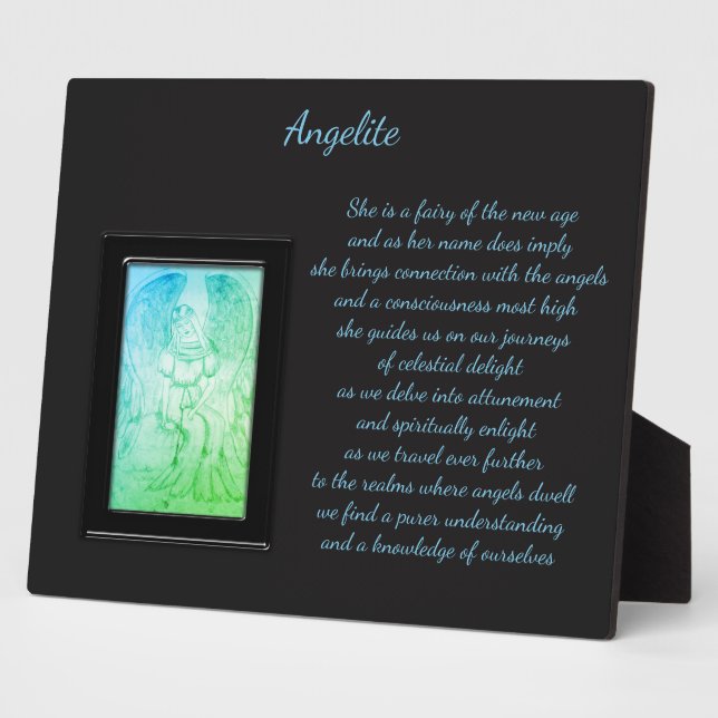 Placa Expositora Angelite Crystal Fairy (Lado)
