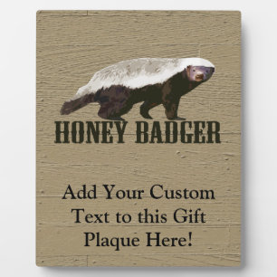 Placa Expositora Animal salvaje Honey Badger
