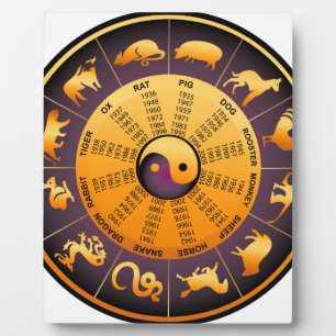 Placa Expositora Animal Yin Yang