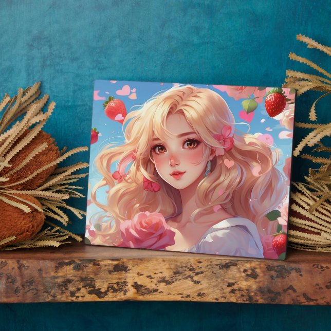 Placa Expositora Anime  (Lado)